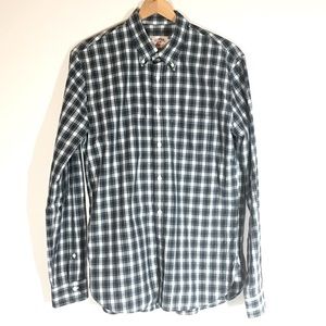 Brooks Brothers Plaid Button Up Shirt L